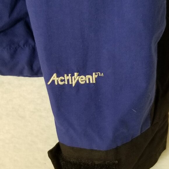 THE NORTH FACE Men's Colorblock Zip Pocket Water Repellent Jacket Blue XL ~ 4463 - Picture 4 of 9